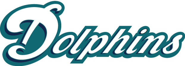 Miami Dolphins 1997-2012 Wordmark Logo fabric transfer